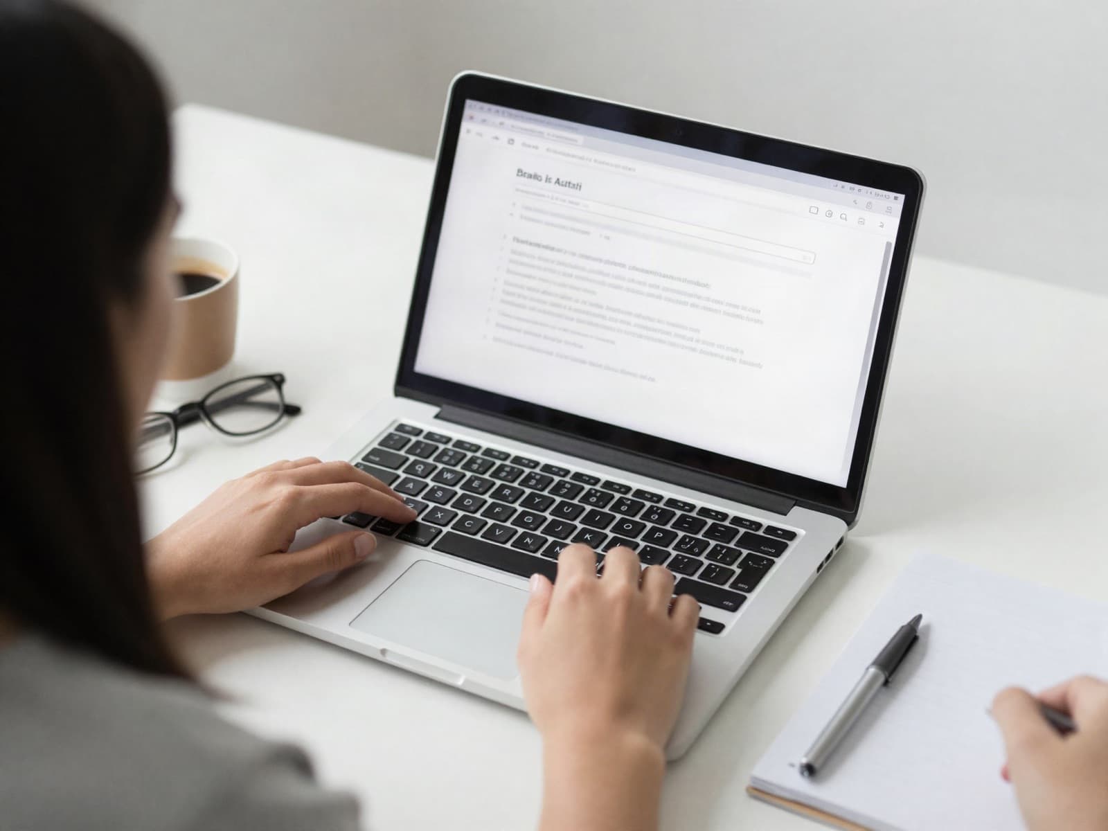 Gathering documents for a finance application